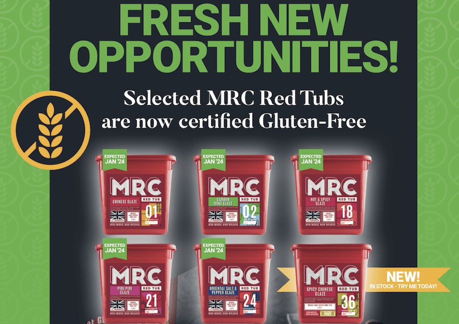 MRC Red Tubs Go Gluten-Free!